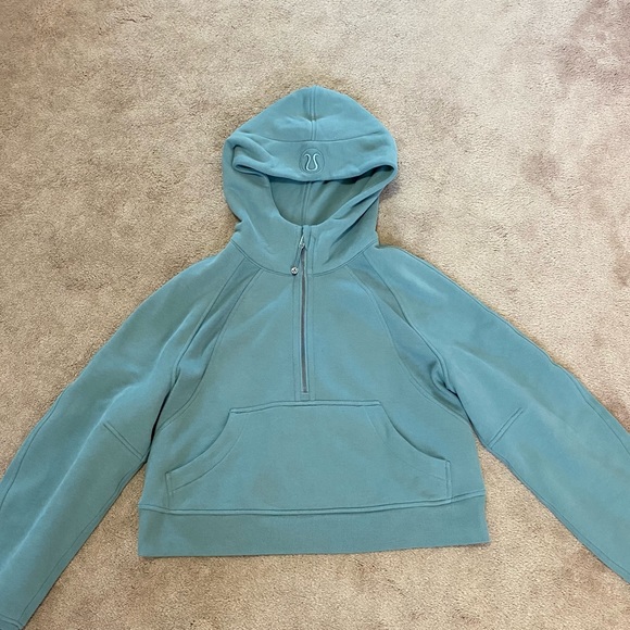 lululemon athletica | Tops | Lululemon Tidewater Teal Scuba Oversized 2 Zip  Hoodie | Poshmark